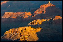 Shadows and ridges from Moran Point. Grand Canyon National Park ( color)