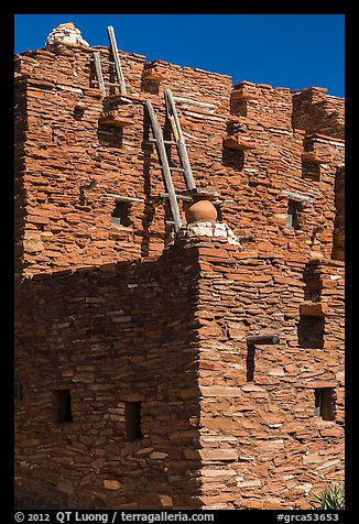 Stone masonry style Hopi House. Grand Canyon National Park, Arizona, USA.