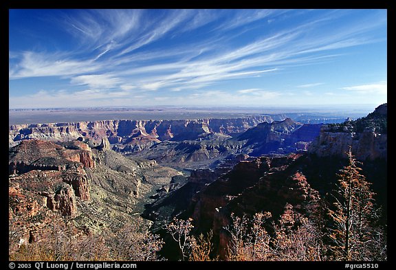 View from Vista Encantada, morning. Grand Canyon National Park (color)