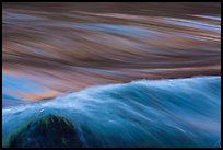 Fast moving water in rapids. Grand Canyon National Park ( color)