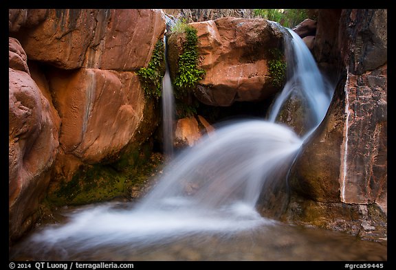 Clear Creek Falls. Grand Canyon National Park (color)