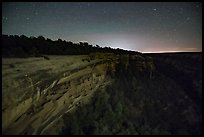 Cliff Palace at night, Chapin Mesa. Mesa Verde National Park ( color)