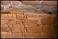 Masonery detail, Square Tower House. Mesa Verde National Park ( color)