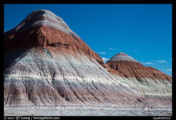 The Tepees. Petrified Forest National Park (color)