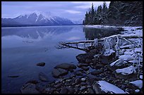 Lake McDonald in winter. Glacier National Park, Montana, USA.