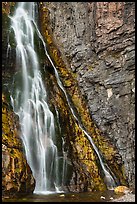Lower tier of Apikuni Falls. Glacier National Park ( color)