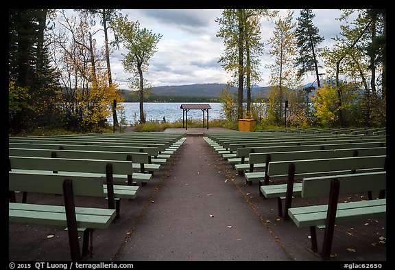 Amphitheater, Apgar Campground. Glacier National Park (color)