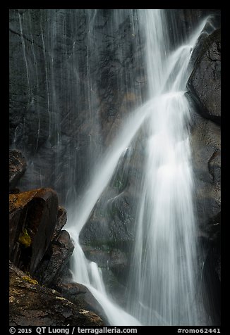 Close-up of Ouzel Falls. Rocky Mountain National Park (color)