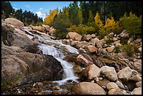Alluvial Fan in autumn. Rocky Mountain National Park, Colorado, USA.