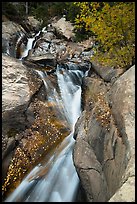 Cascades above Chasm Falls. Rocky Mountain National Park ( color)