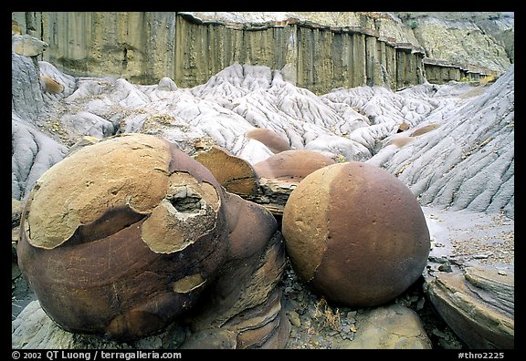 Cannon balls. Theodore Roosevelt  National Park, North Dakota, USA.