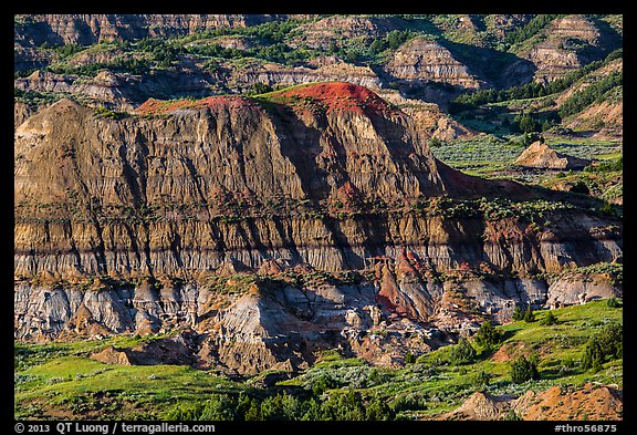 Badlands, Painted Canyon. Theodore Roosevelt National Park, North Dakota, USA.