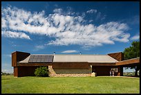 Painted Canyon Visitor Center. Theodore Roosevelt National Park, North Dakota, USA. (color)