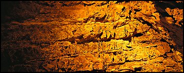 Cave walls. Wind Cave National Park (Panoramic color)