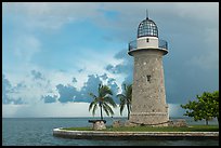 Boca Chita Lighthouse, early morning. Biscayne National Park, Florida, USA.