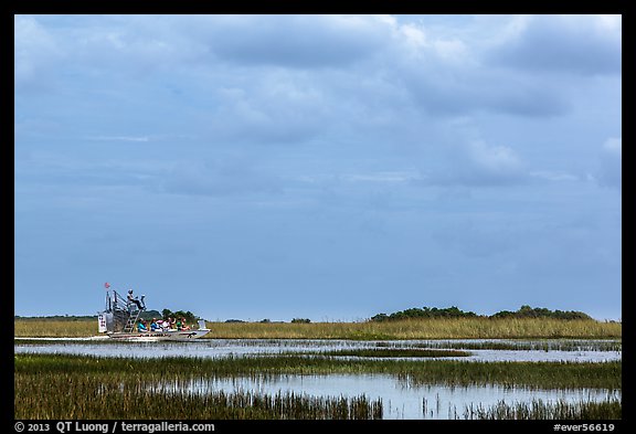Airboat. Everglades National Park (color)