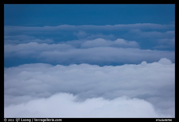 Clouds from above. Haleakala National Park (color)