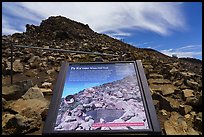 White Hill Trail interpretive sign. Haleakala National Park ( color)