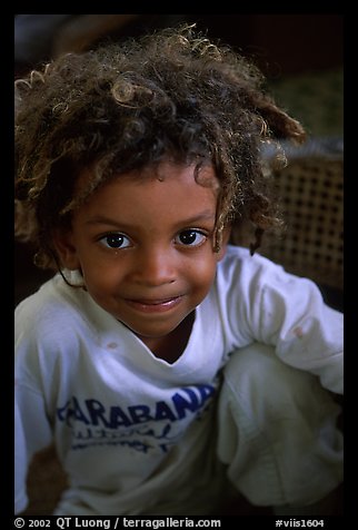 Native kids. Virgin Islands National Park (color)