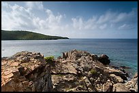 Rocky headlead, Yawzi Point. Virgin Islands National Park ( color)