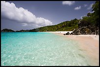 Trunk Bay Beach. Virgin Islands National Park ( color)