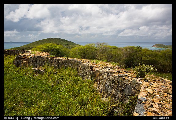 Shipleys Battery, Hassel Island. Virgin Islands National Park (color)