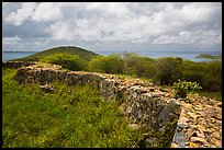 Shipleys Battery, Hassel Island. Virgin Islands National Park ( color)