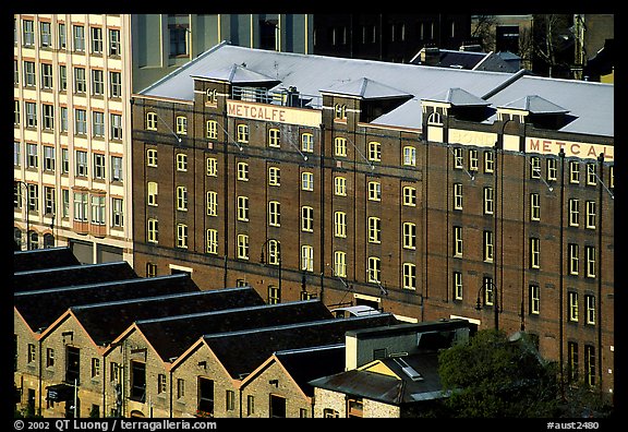 Colonial-era buildings of the Rocks. Sydney, New South Wales, Australia
