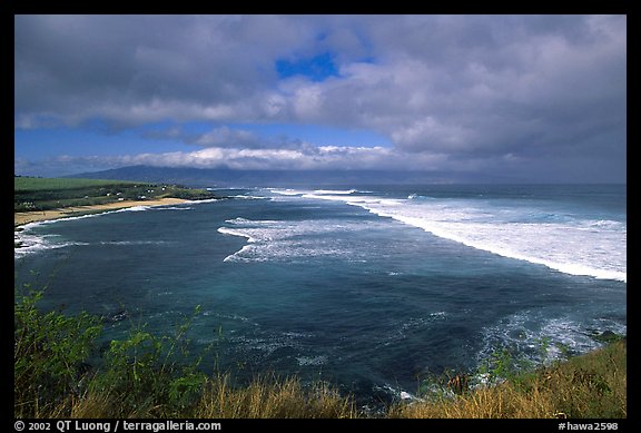 Coast near Paia. Maui, Hawaii, USA (color)