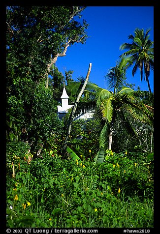 Church,  Kenaea Peninsula. Maui, Hawaii, USA (color)
