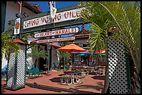 Ching Young Village shopping center, Hanalei. Kauai island, Hawaii, USA ( color)
