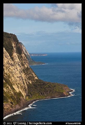 Cliffs near Waipio Valley. Big Island, Hawaii, USA