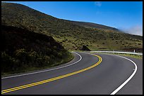 Winding Haleakala road. Maui, Hawaii, USA ( color)