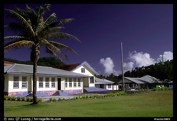 Village of Tula. Tutuila, American Samoa (color)