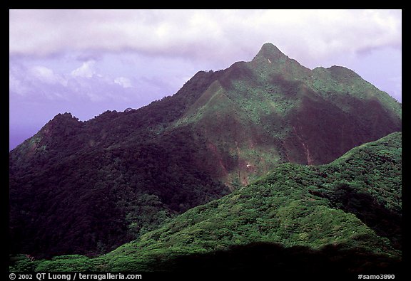 Matafao Peak. Pago Pago, Tutuila, American Samoa