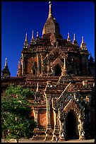 Htilominlo Pahto. Bagan, Myanmar (color)