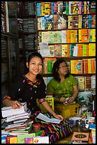 Booksellers, Shwedagon Pagoda. Yangon, Myanmar
