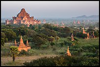 View from Shwesandaw. Bagan, Myanmar
