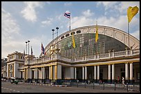 Facade of Hualamphong railroad station. Bangkok, Thailand