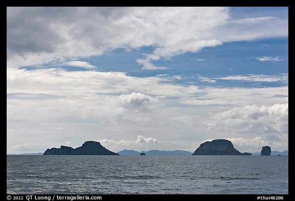 Islands, Andaman Sea. Krabi Province, Thailand (color)