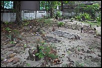 Muslim burying grounds, Ko Phi-Phi island. Krabi Province, Thailand ( color)