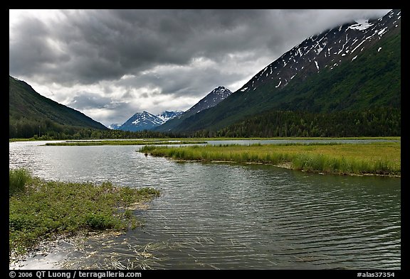 Tern Lake, mid-morning summer. Alaska, USA