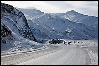 Atigun Pass in winter. Alaska, USA