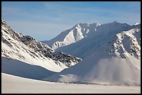 Arctic Mountains in winter. Alaska, USA ( color)