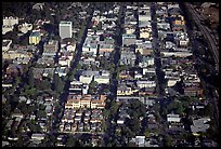 Aerial view of downtown. Palo Alto,  California, USA