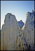Granite spires, the Needles. Giant Sequoia National Monument, Sequoia National Forest, California, USA ( color)