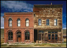 Saloon and Gymnasium, Ghost Town, Bodie State Park. California, USA