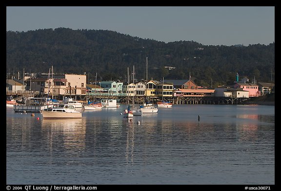 Monterey Harbor. Monterey, California, USA (color)