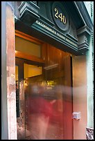 Entrance of California's older restaurant. San Francisco, California, USA (color)
