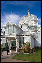 Entrance of the Conservatory of Flowers. San Francisco, California, USA ( color)